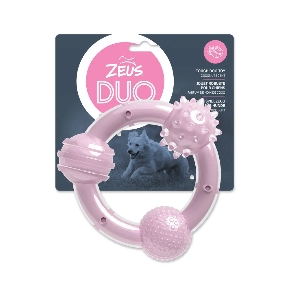 Zeus Duo Tri-anneau Lilas noix de coco - 15 cm