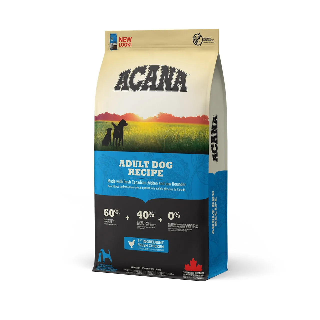 Acana - Croquettes Adult Dog Recipe au Poulet pour Chiens - 17Kg