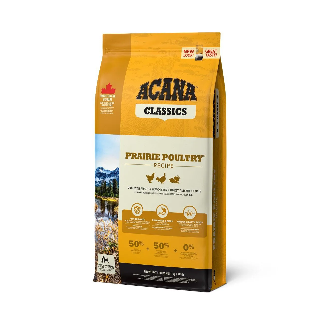 Acana - Croquettes Prairie Poultry au Poulet pour Chiens - 14,5Kg