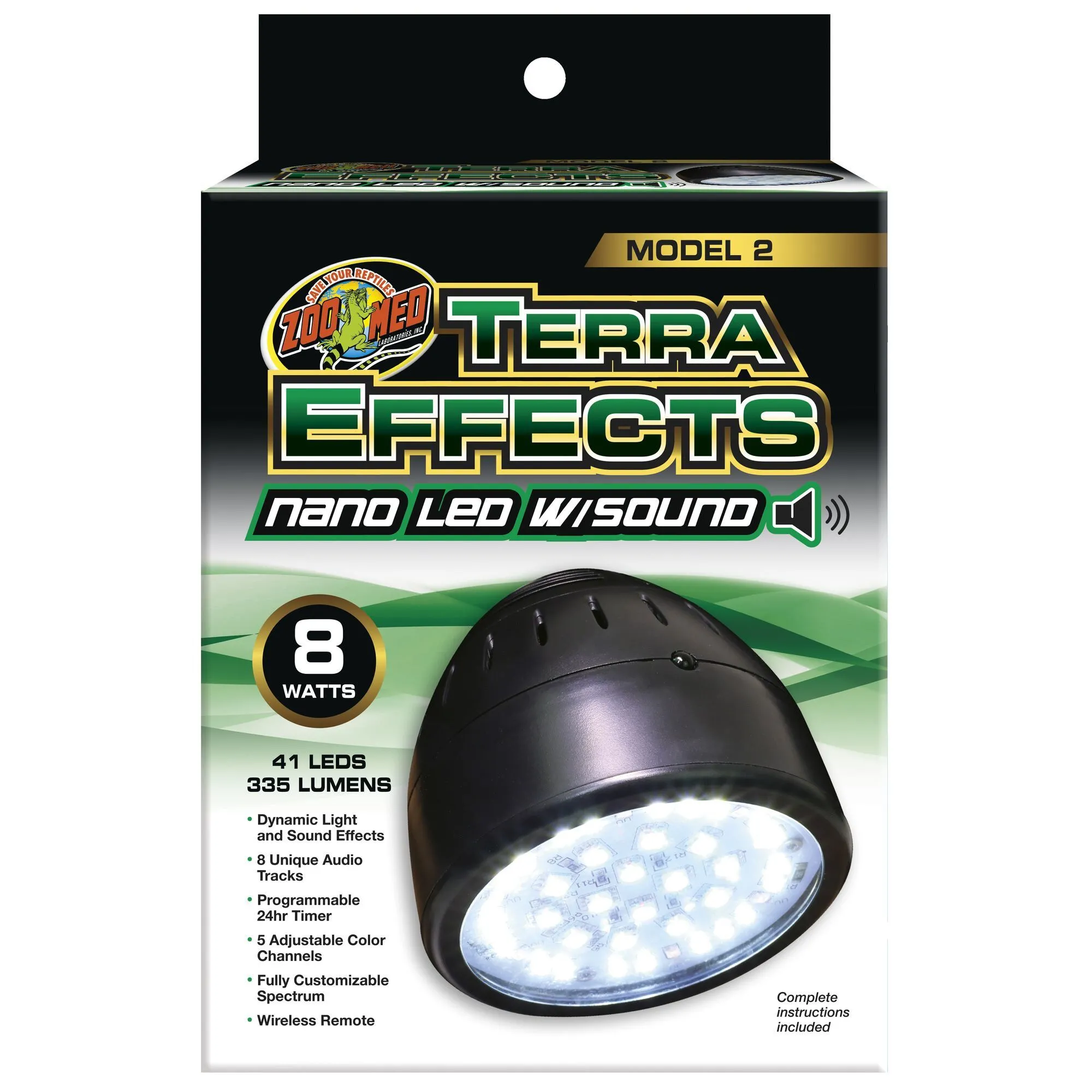 Zoomed - Lampe Terra Effects Programmable pour Terrarium