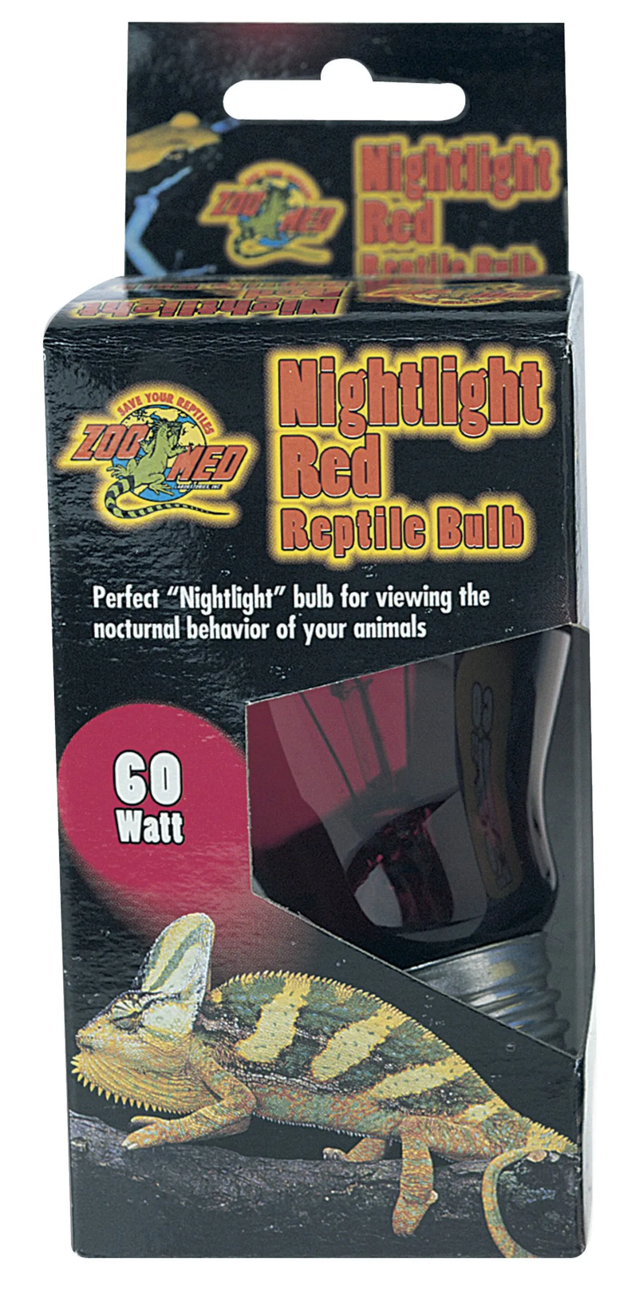 Zoomed - Ampoule chauffante infrarouge nocturne pour terrarium - 60W