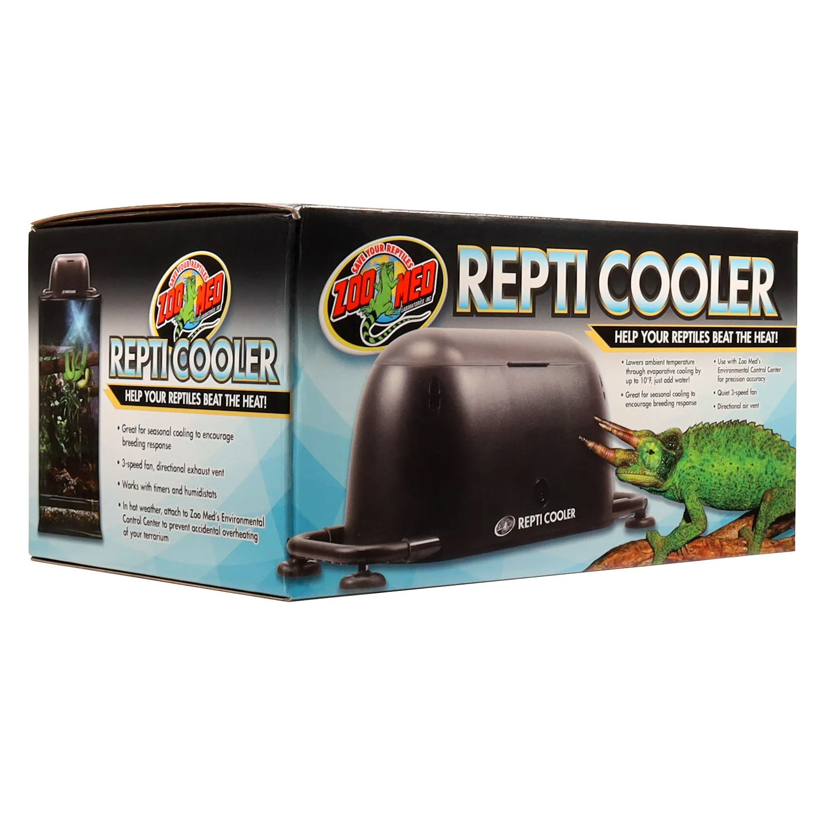 Zoomed - Refroidisseur d'air pour terrarium - Repti Cooler