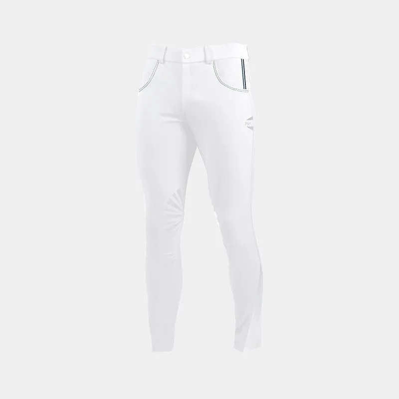 Flags & Cup - Pantalon d’équitation homme Gimo blanc