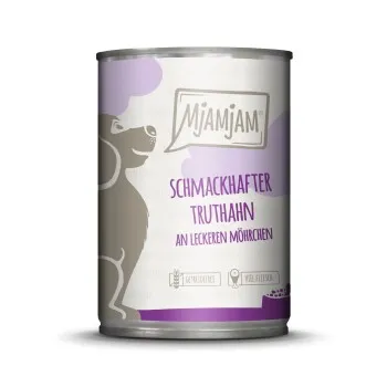 MjAMjAM Adultes Dinde et petites carottes 6x400 g