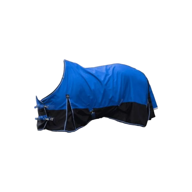 Equithème - Couverture d'extérieur Tyrex 1200D "Aisance" bleu/noir 0g