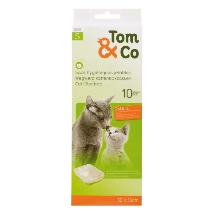 Sacs Hygieniques Jetables 10pcs pour chat 50X30Cm Small