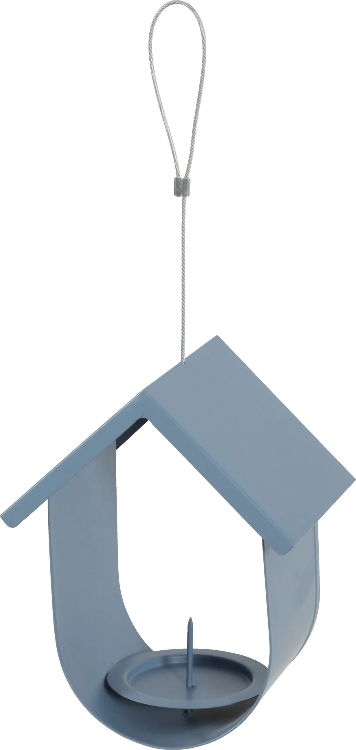 Zolux - Support Boule de Graisse en Cabane pour Oiseaux - Gris