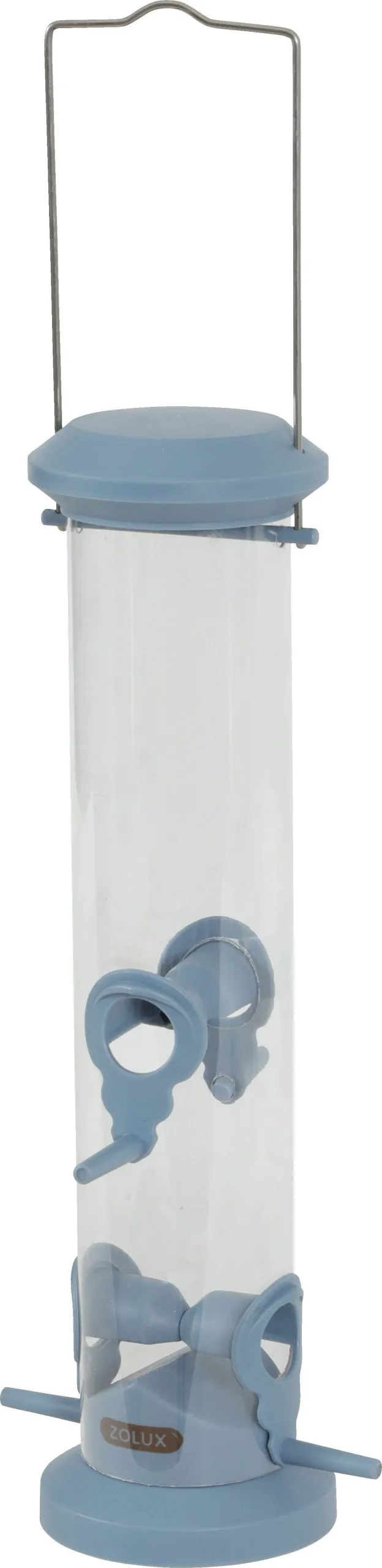 Zolux - Mangeoire Silo 4 Perchoirs pour Oiseaux du Ciel - Gris