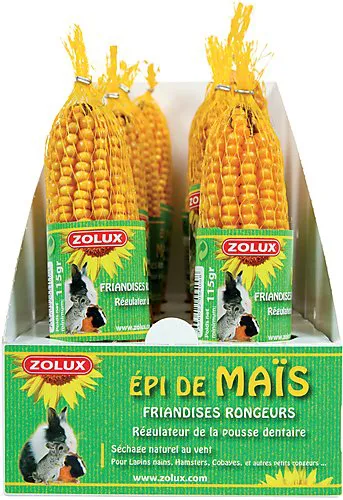 Zolux - Friandises Épi de Maïs pour Rongeurs - 115g