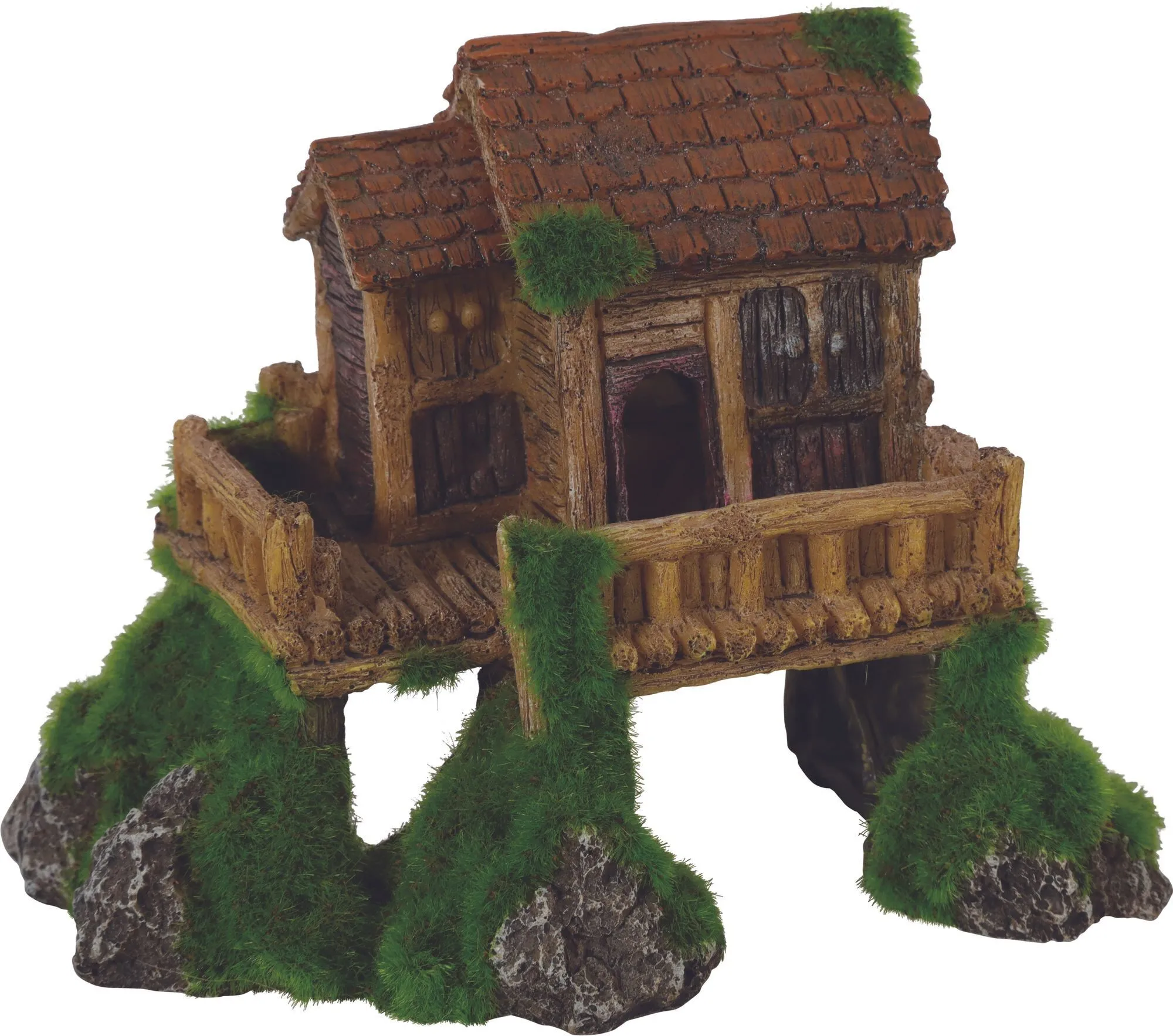 Zolux - Décoration Artificielle Cabane Kipouss pour Aquarium - PM