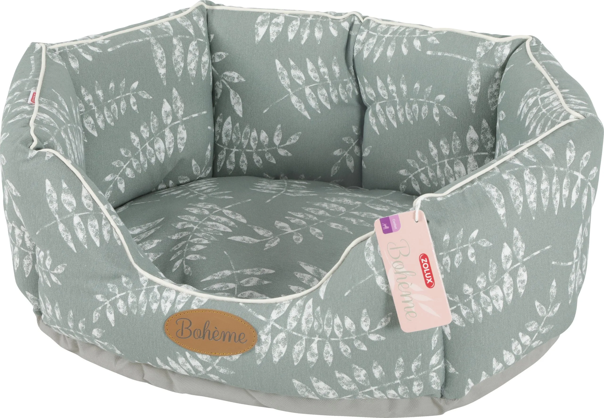 Zolux - Corbeille Club Bohème Vert pour Chien - 65cm