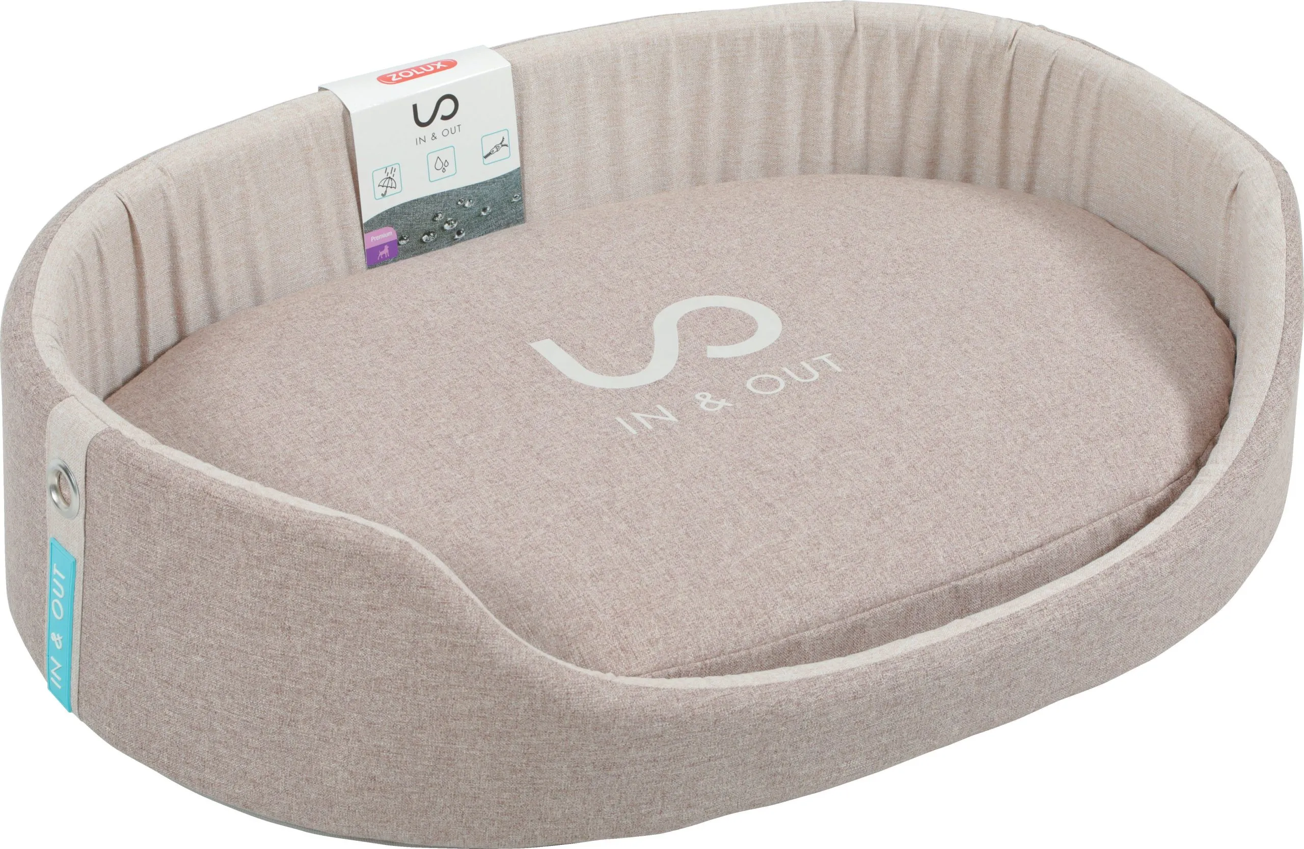 Zolux - Corbeille In&Out Taupe pour Chien - 100cm