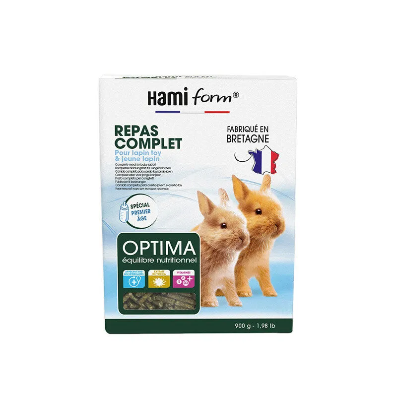 Hamiform - Repas Complet Optima pour Lapin Toys - 900g