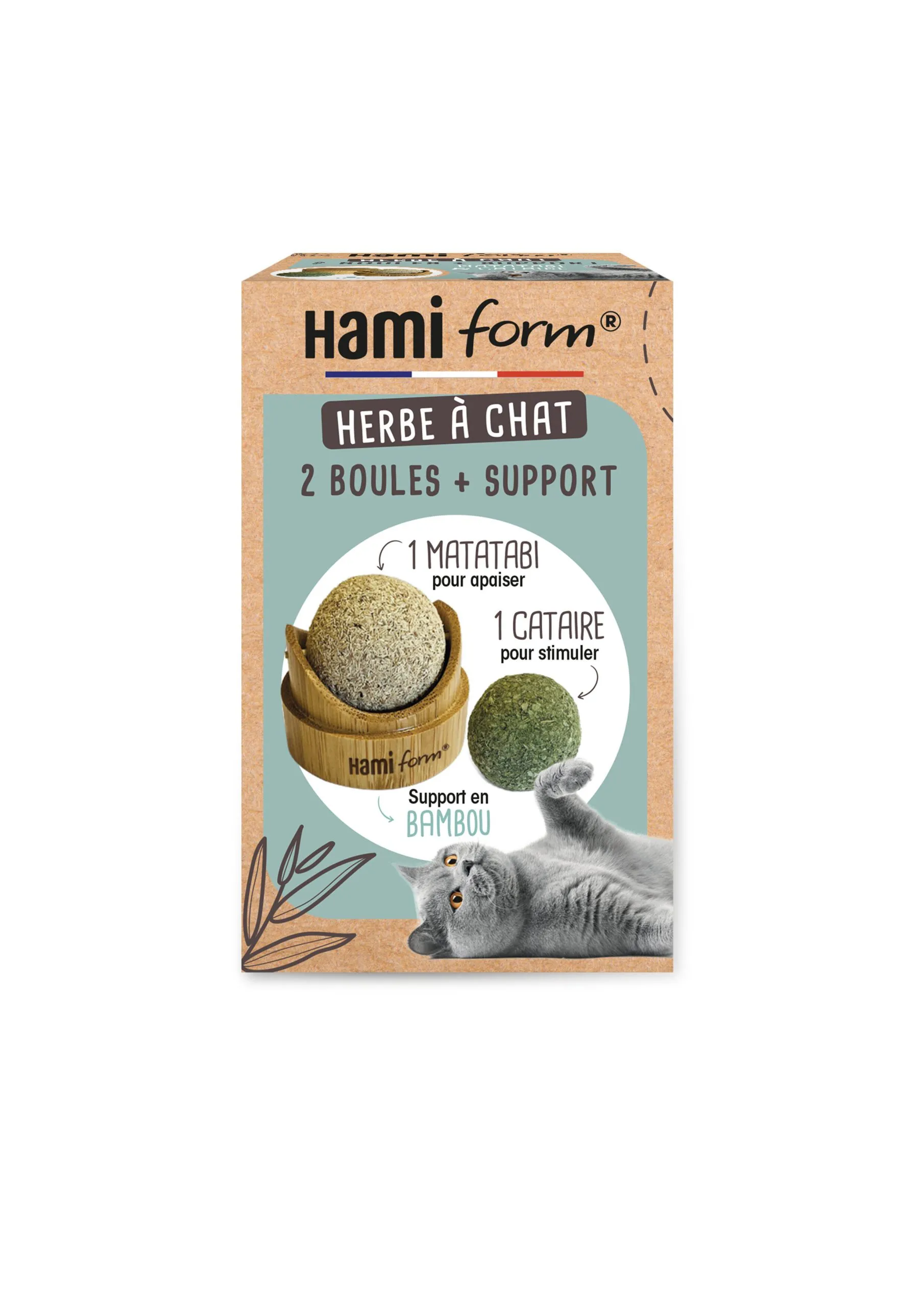 Hamiform - Support 2 Boules + Support Cataire Matatabi