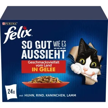 Felix Aussi bon que beau 24 x 85 g Variété de saveurs du pays