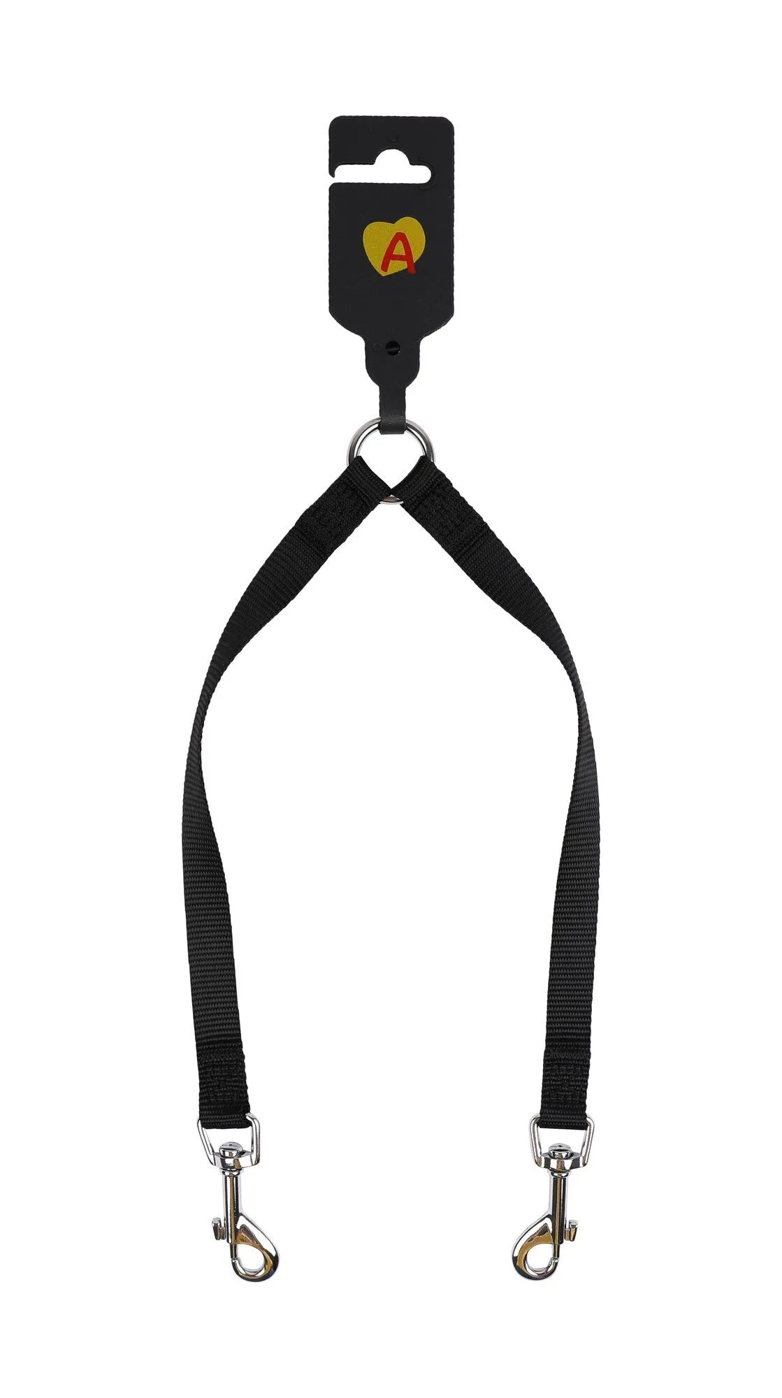 Animalis - Accouple Basic 15mm pour Chien - Noir