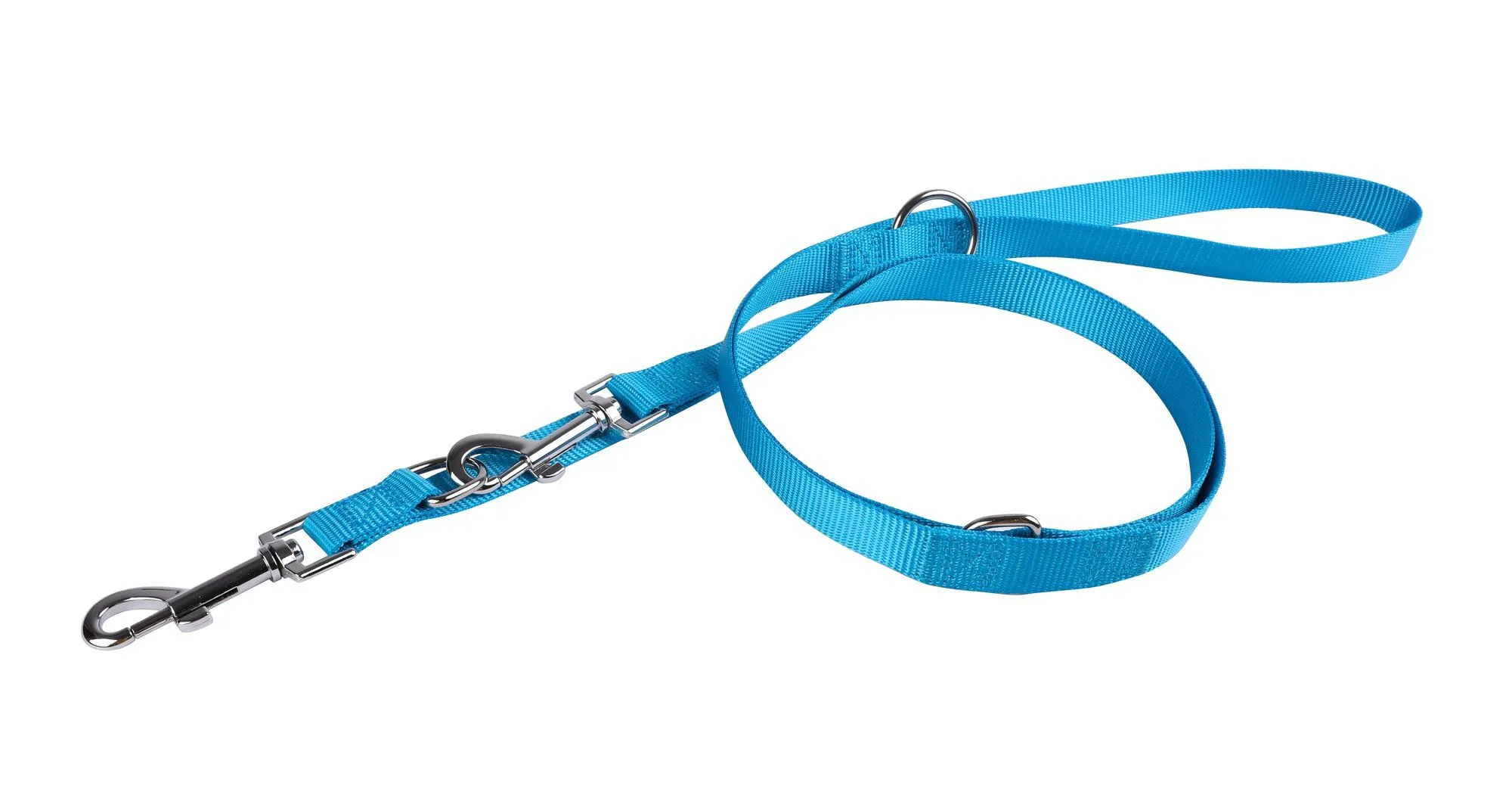 Animalis - Laisse Multifonction Basic 20mm et 200cm pour Chien - Bleu