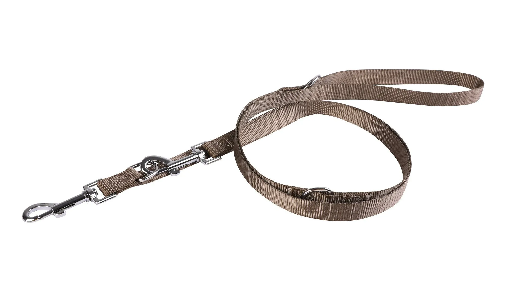 Animalis - Laisse Multifonction Basic 20mm et 200cm pour Chien - Taupe