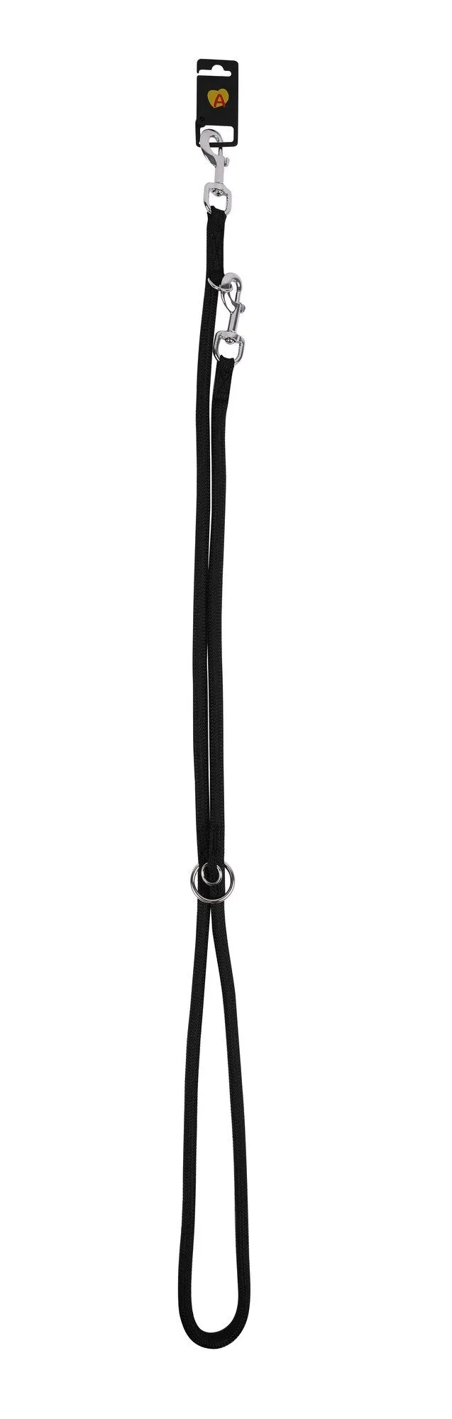 Animalis - Laisse Corde Forte Multifonction de 200cm pour Chien - Noir