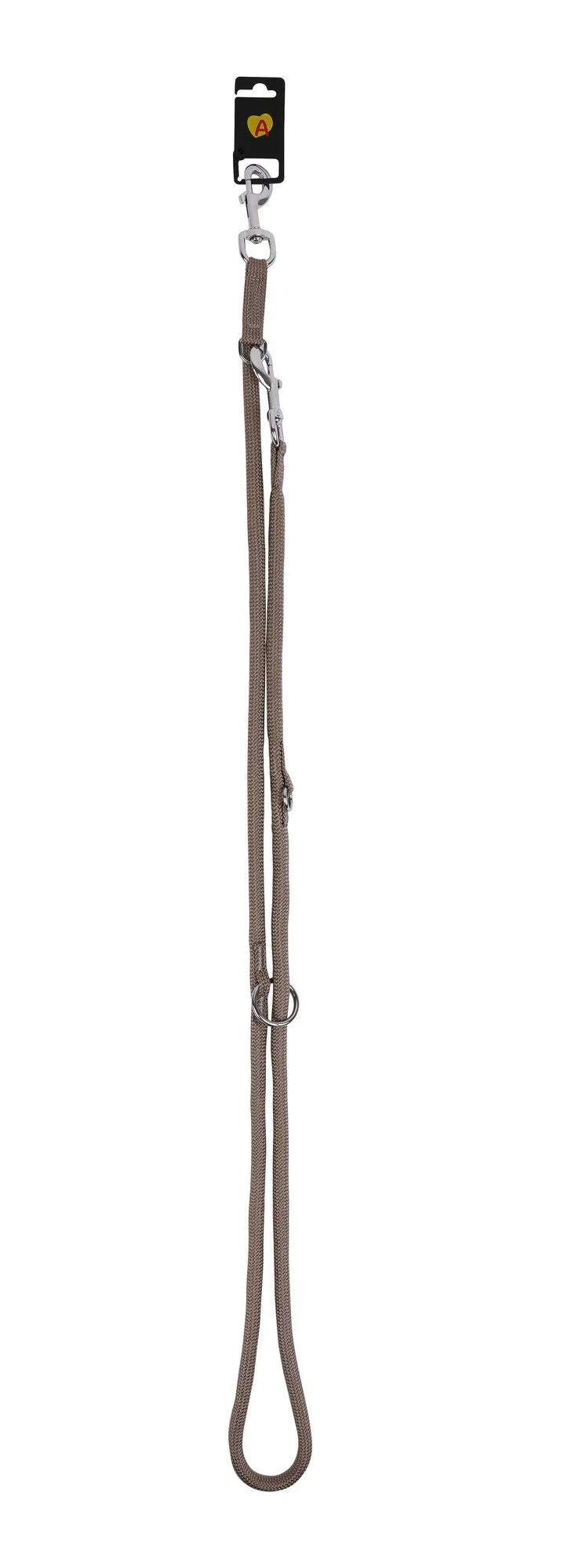 Animalis - Laisse Corde Forte Multifonction de 200cm pour Chien - Taupe