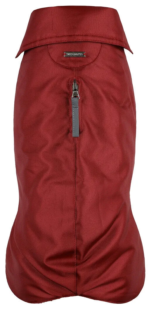 Wouapy - Manteau Imperméable Rouge pour Chien - T70