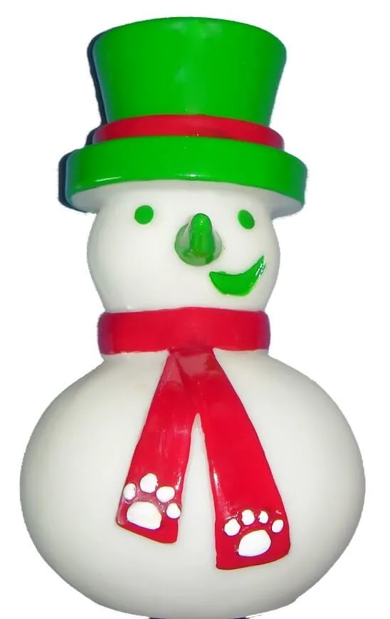 Wouapy - Jouet Bonhomme de Neige de Noël pour Chien