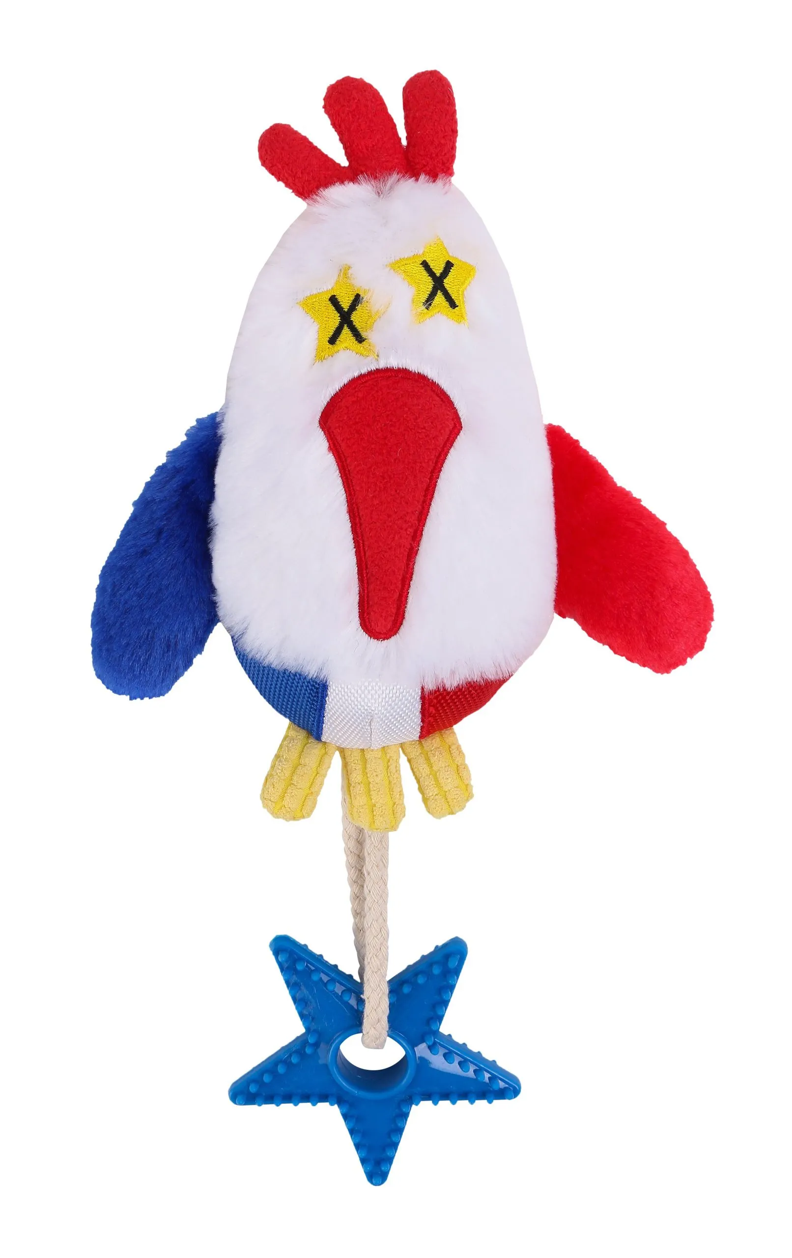 Wouapy - Jouet Dingos Cocorico pour Chiens - 32cm