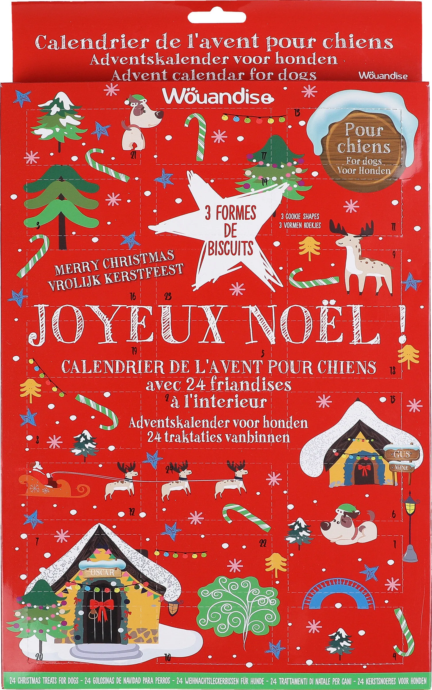 Wouandise - Calendrier de l'Avent pour Chien - 200g