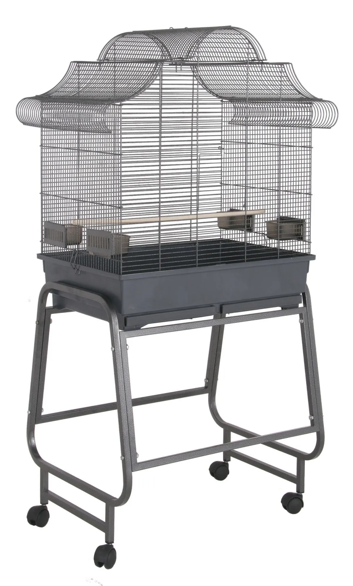 United Bird - Cage Trinita avec roulettes pour Oiseaux - Anthracite