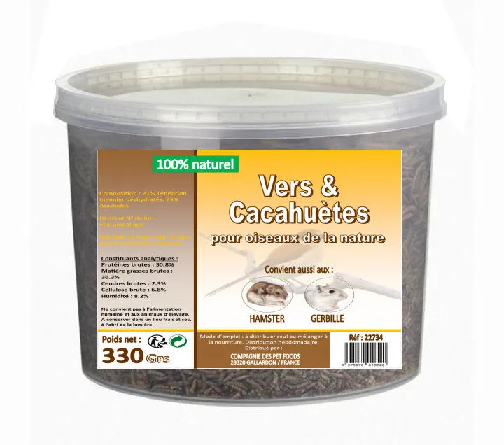 Lifland - Vers et Cacahuètes pour Basse Cour - 135g