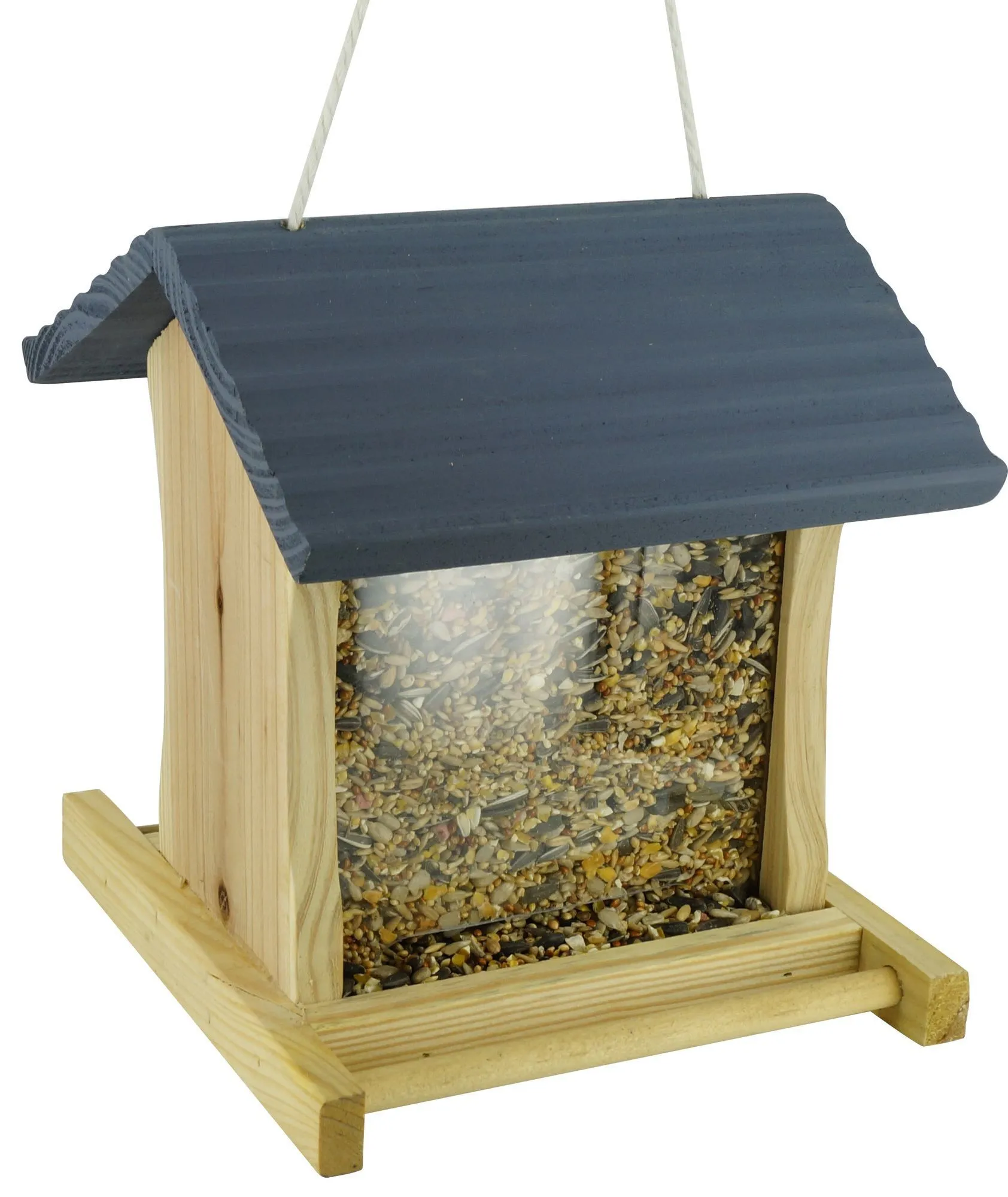 Natures Markets - Mangeoire pour Graines Chez Tramber pour Oiseaux du Ciel - 17 5x19x19 5cm