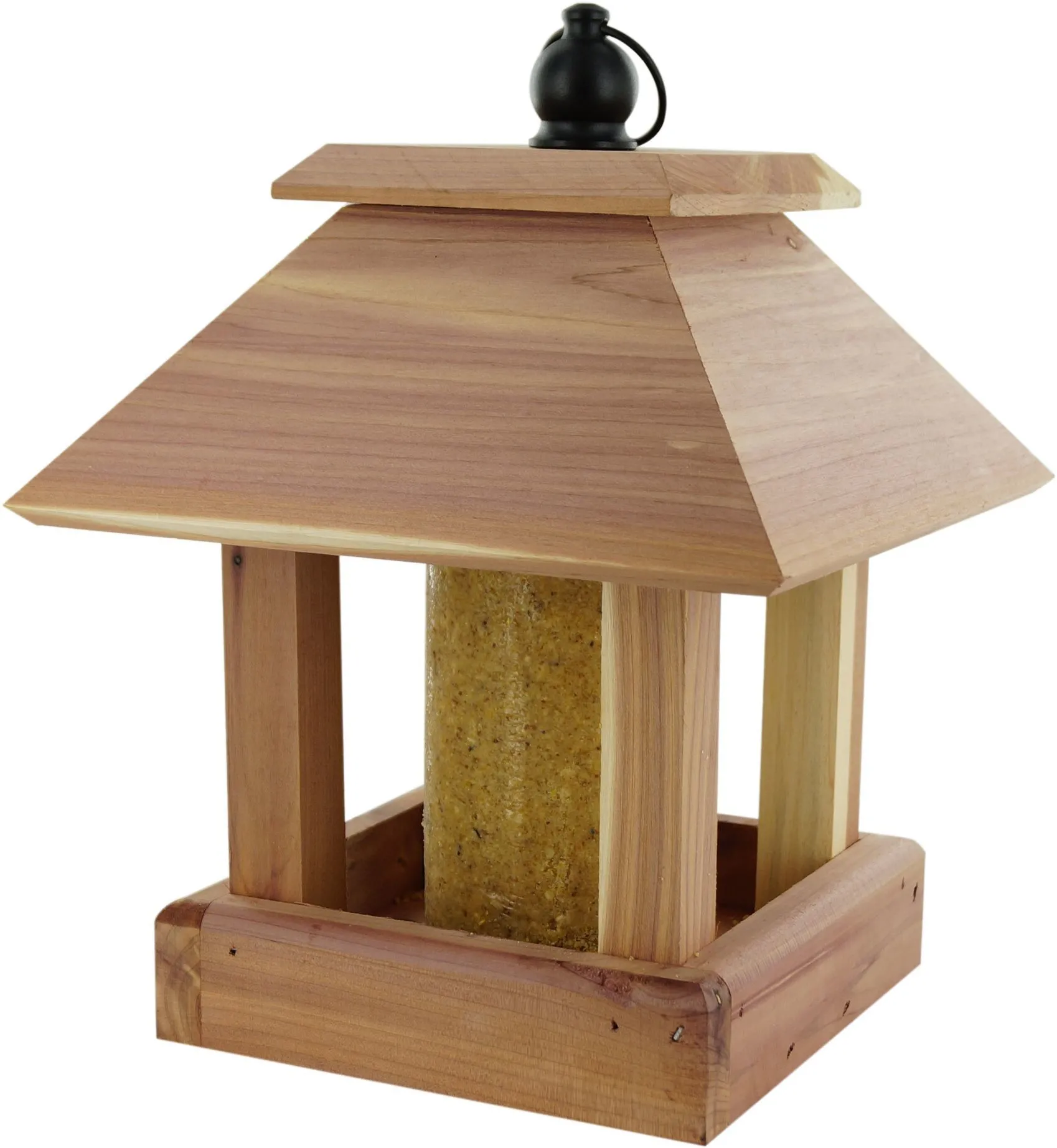 Natures Markets - Mangeoire Duo pour Graisses ou Graines pour Oiseaux du Ciel - 21x21 5x27cm