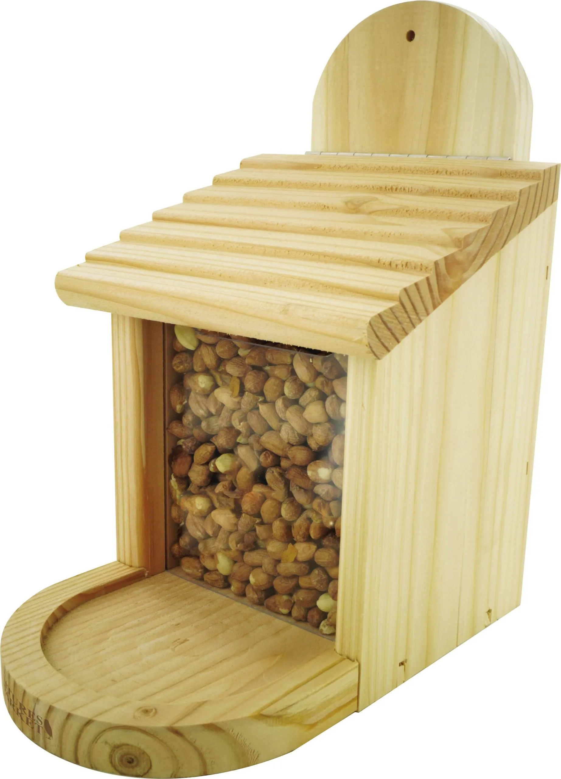 Natures Market - Mangeoire Murale pour Oiseaux du Ciel ou Ecureuil - 16x27x22 5cm