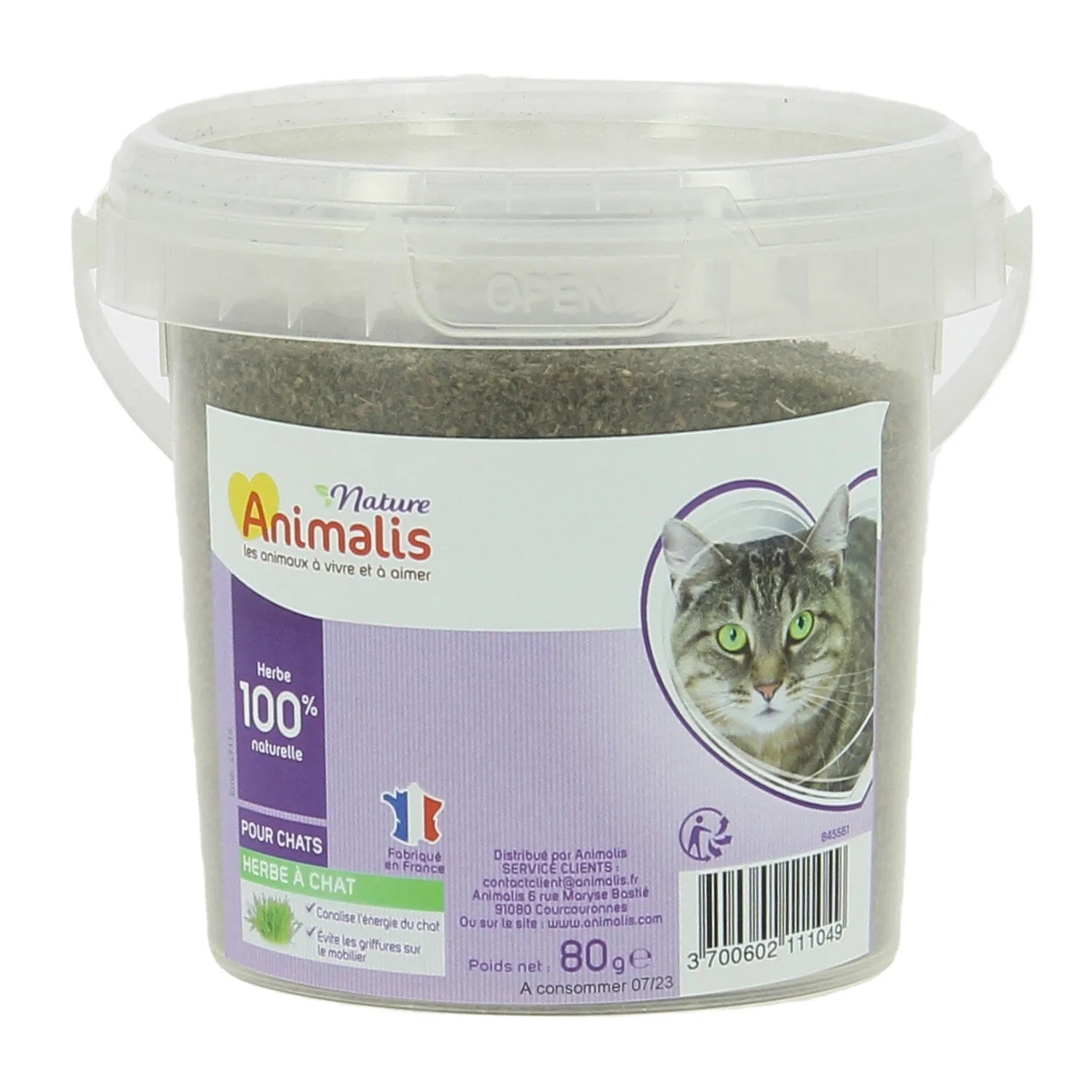 Animalis - Cataire en poudre pour Chat - 80g