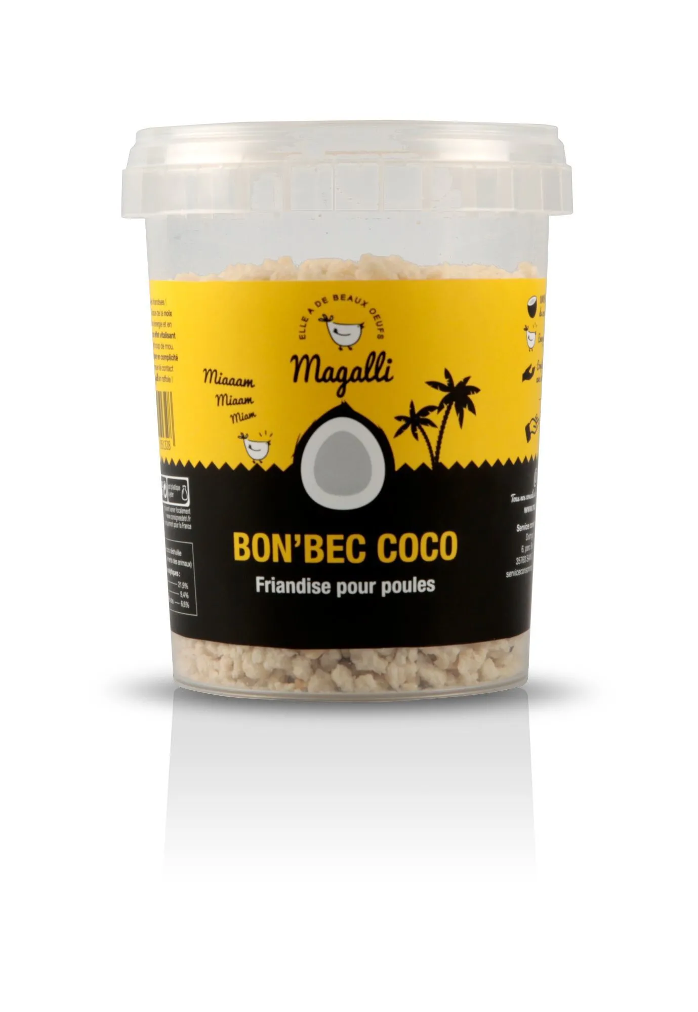 Magalli - Friandises BON'BEC COCO pour Poule - 250g