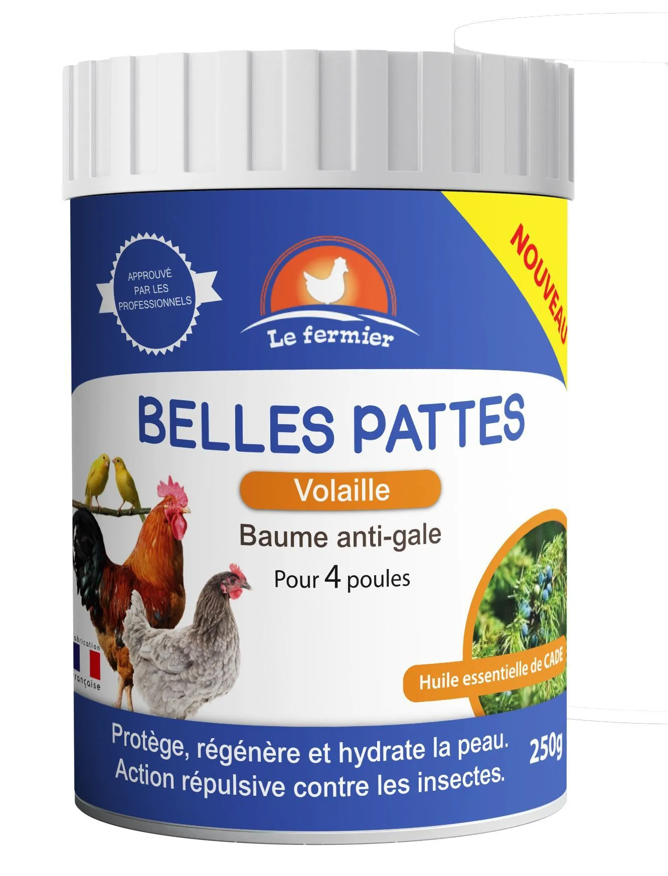 Le Fermier - Baume Belles Pattes pour Basse cour - 250g