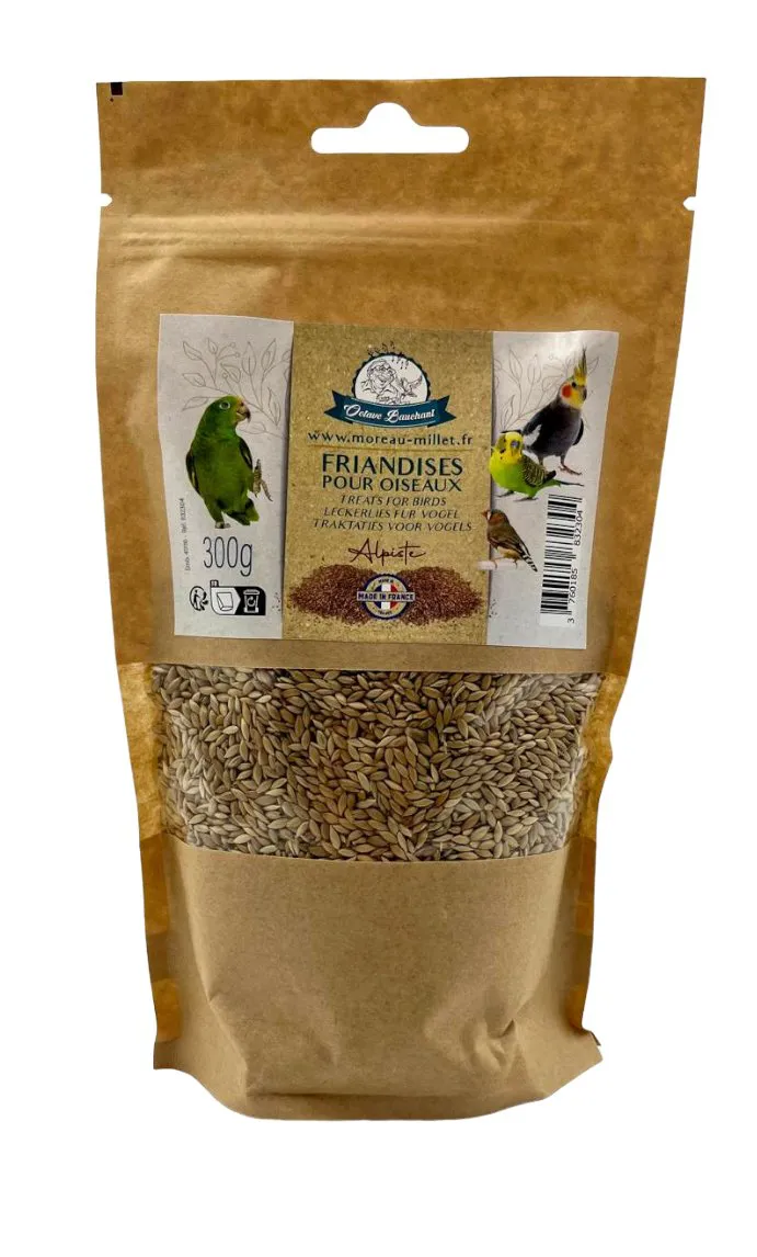 Gasco - Sachet Friandises Alpistes pour Oiseaux - 300g