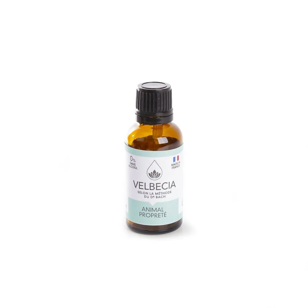 Velbecia - Fleur de Bach Propreté pour Chiens et Chats - 30ml