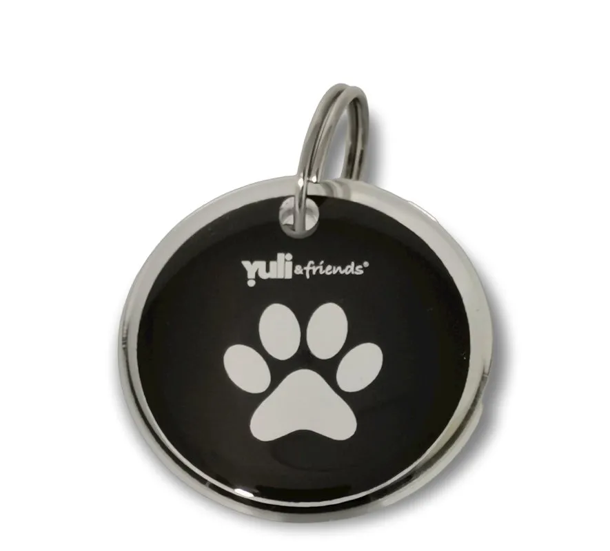 Yuli - Médaille d’identification instantanée pour animaux - Noire