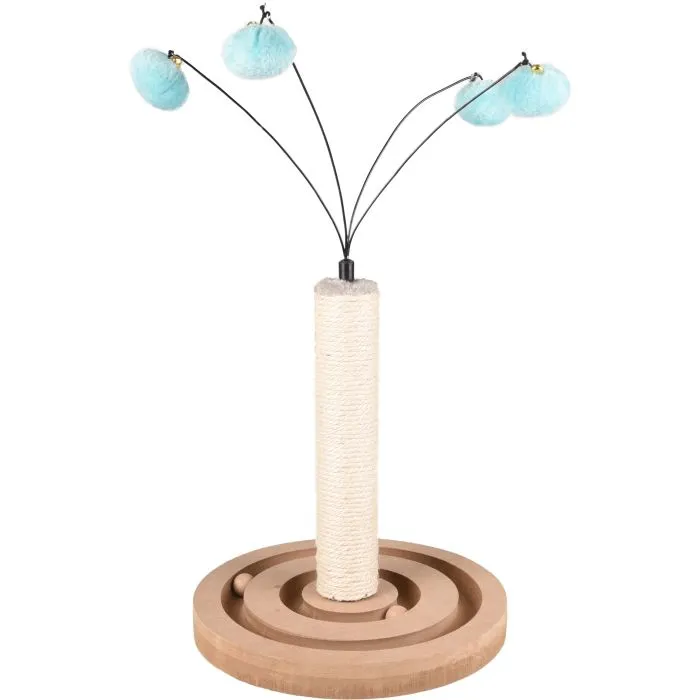 Arbre à Chat Cya 3 Turquoise/gris 29x29x50cm