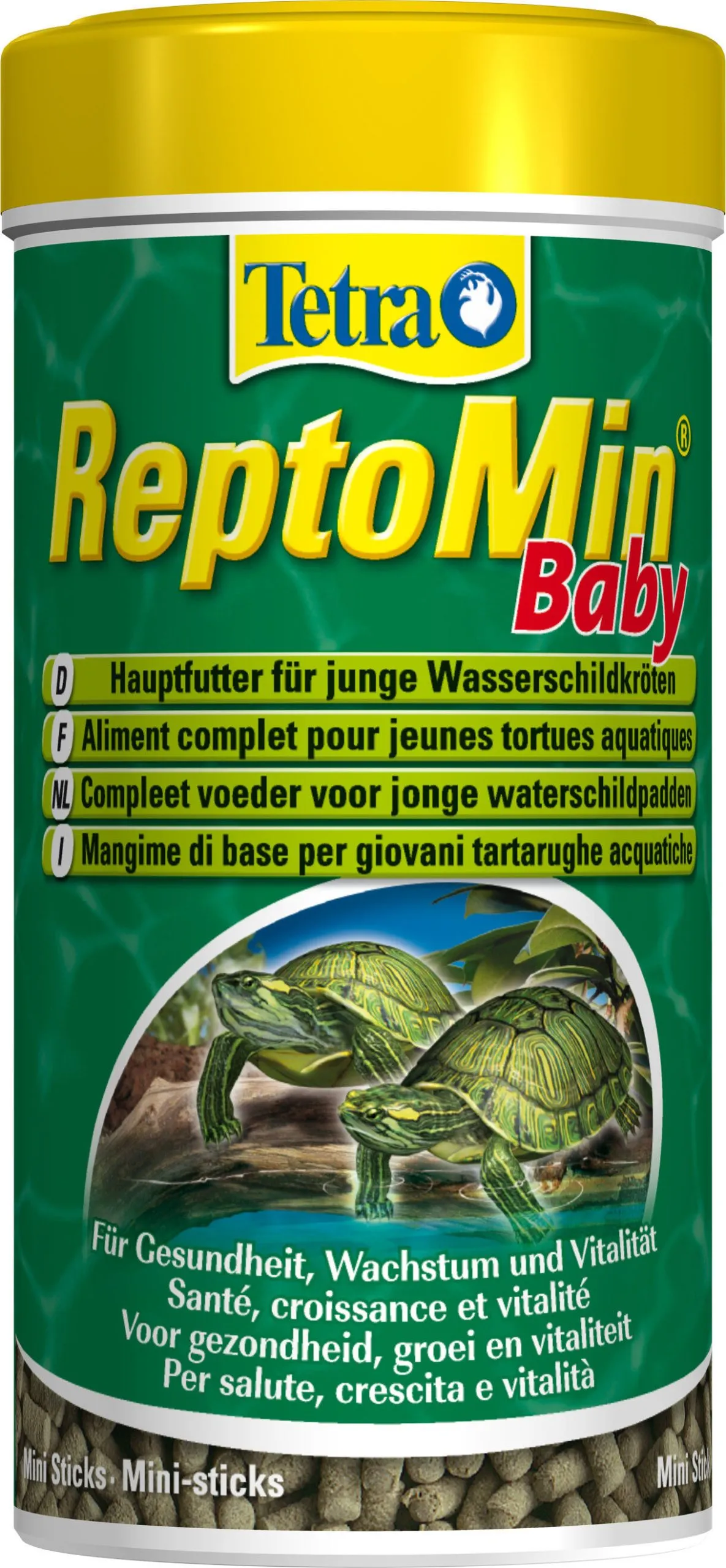 Tetra - Aliment Complet ReptoMin Baby en Mini-sticks pour Tortues d'Eau - 250ml