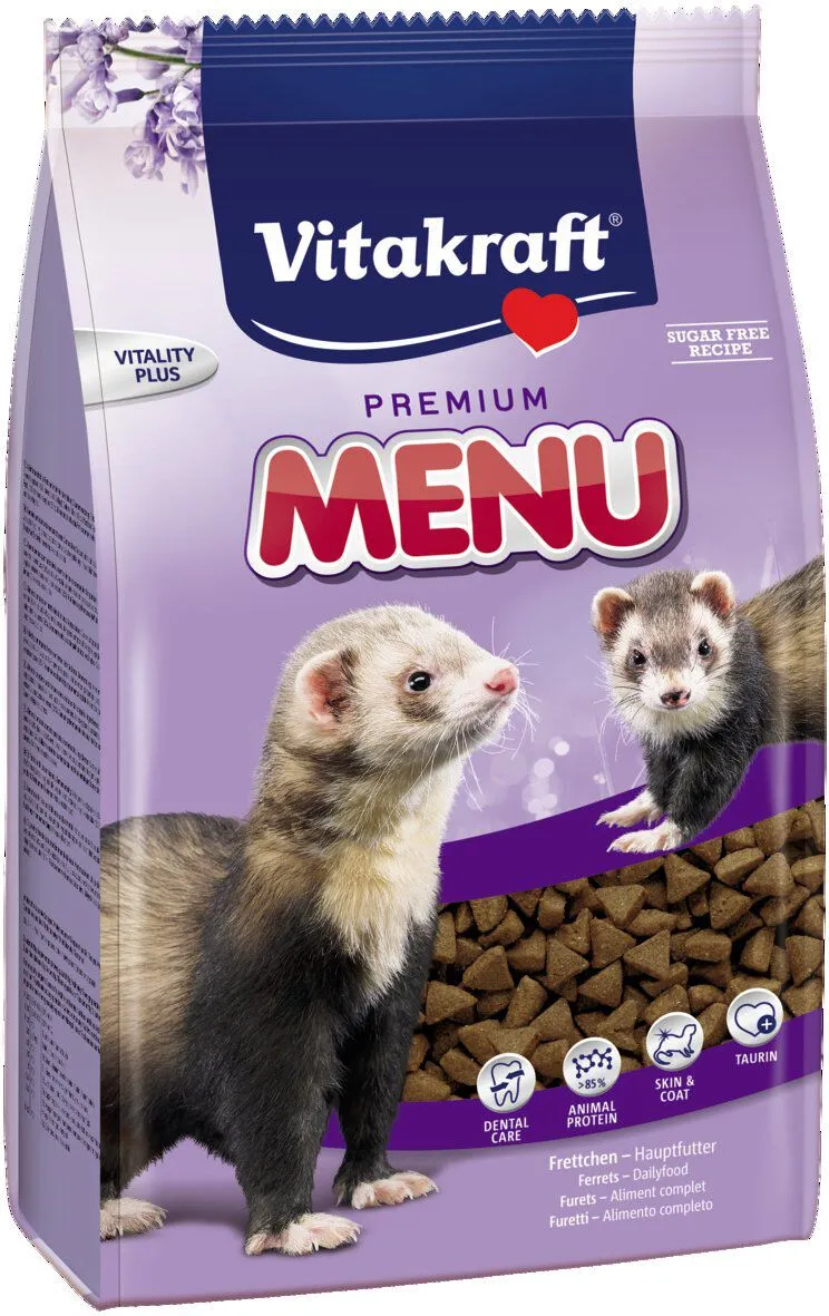 Vitakraft - Sachets Fraîcheur Premium Menu pour Furets - 800g