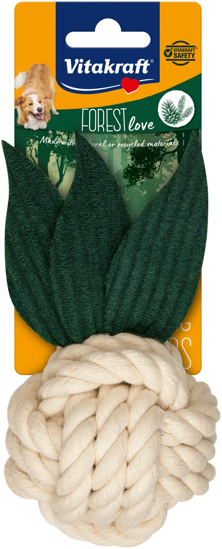 Vitakraft - Jouet Balle Lapin À Lancer Forest Love