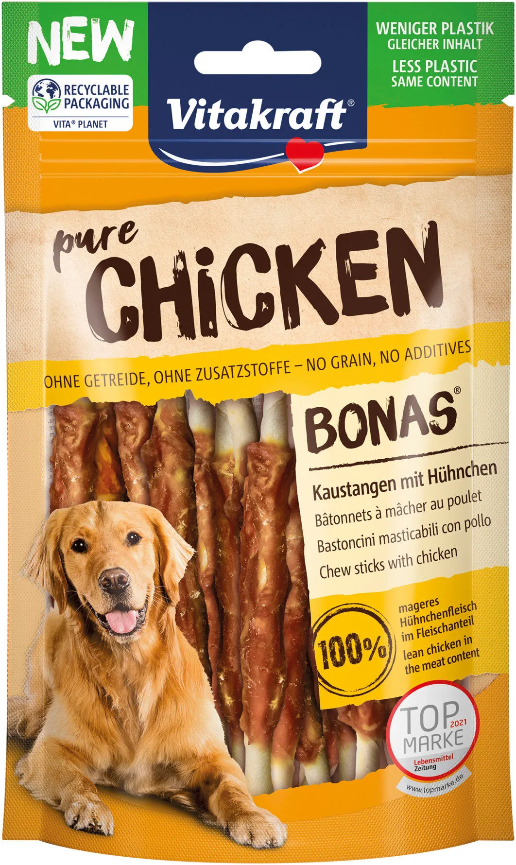 Vitakraft - Chicken Bonas Bâtonnet au Poulet - 80g