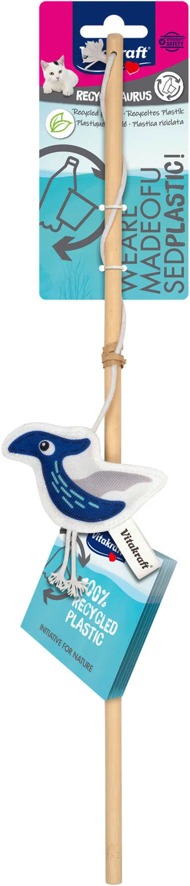 Vitakraft - Happy-Saurus canne à pêche Dino - 40 cm