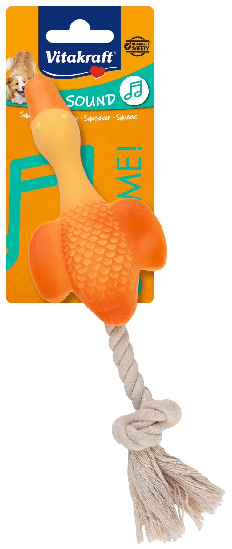 Vitakraft - Jouet -Animaux de la ferme avec cordes