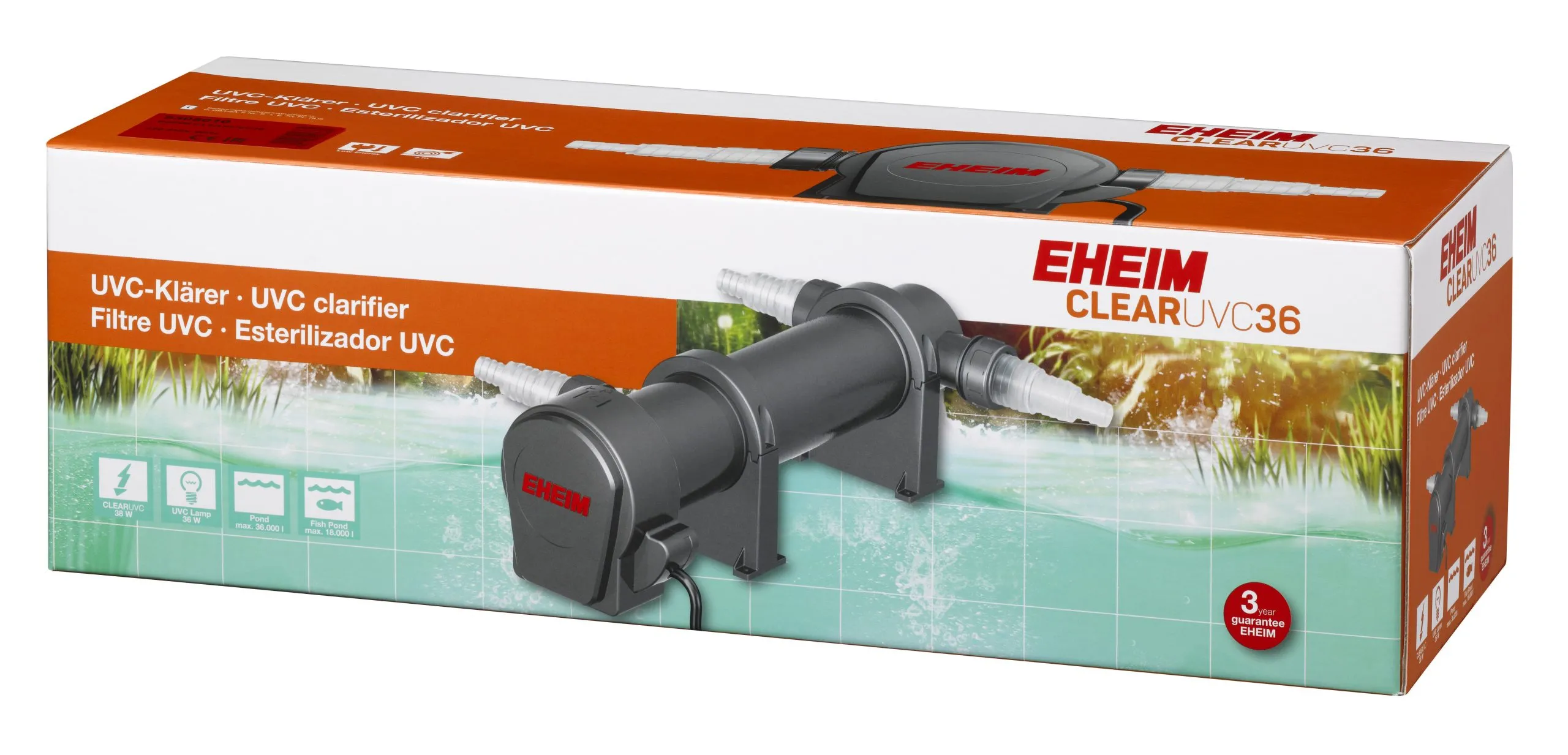 Eheim - Stérilisateur UV CLEARUVC pour Bassin - 36W