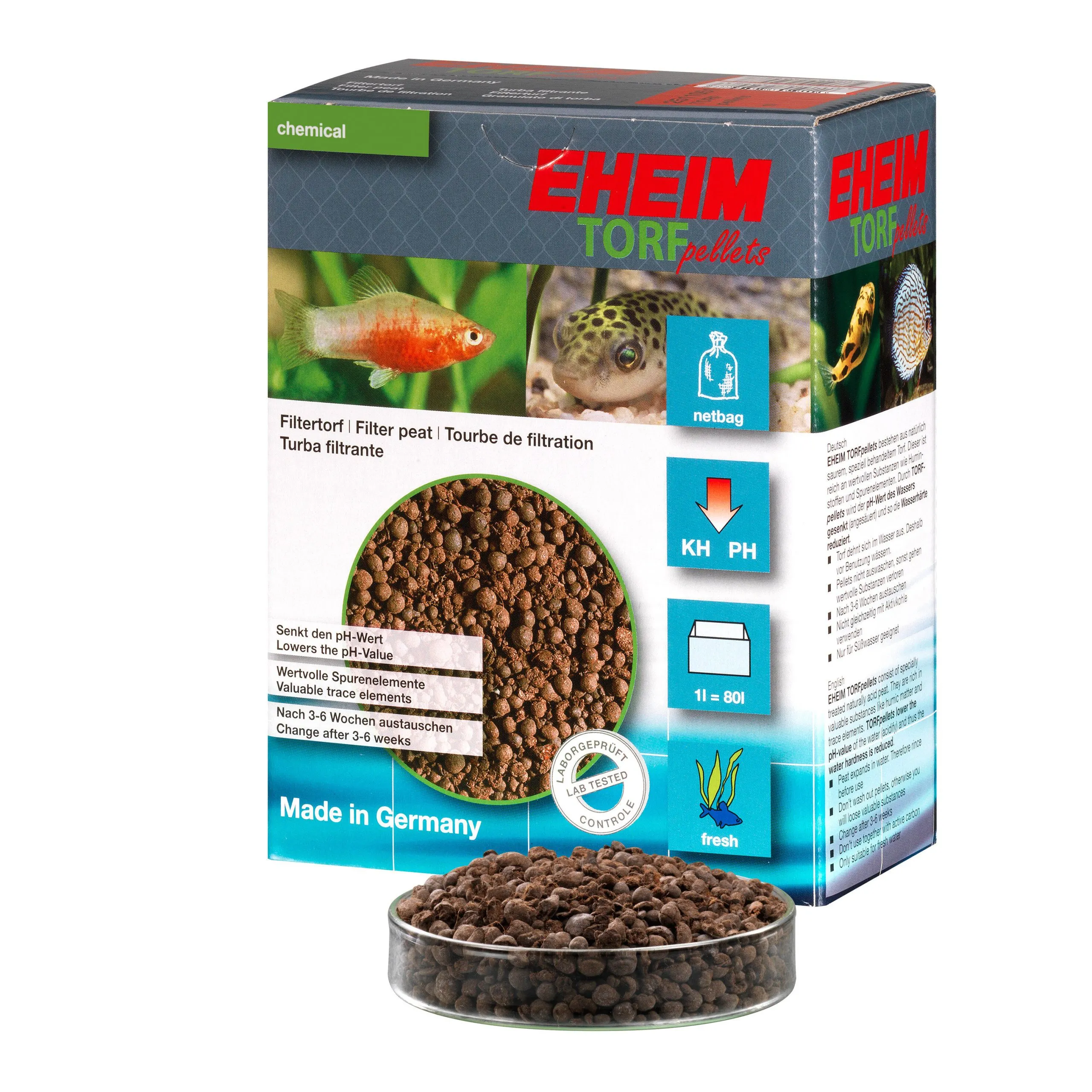 Eheim - Tourbe de Filtration Torfpellets - 1L