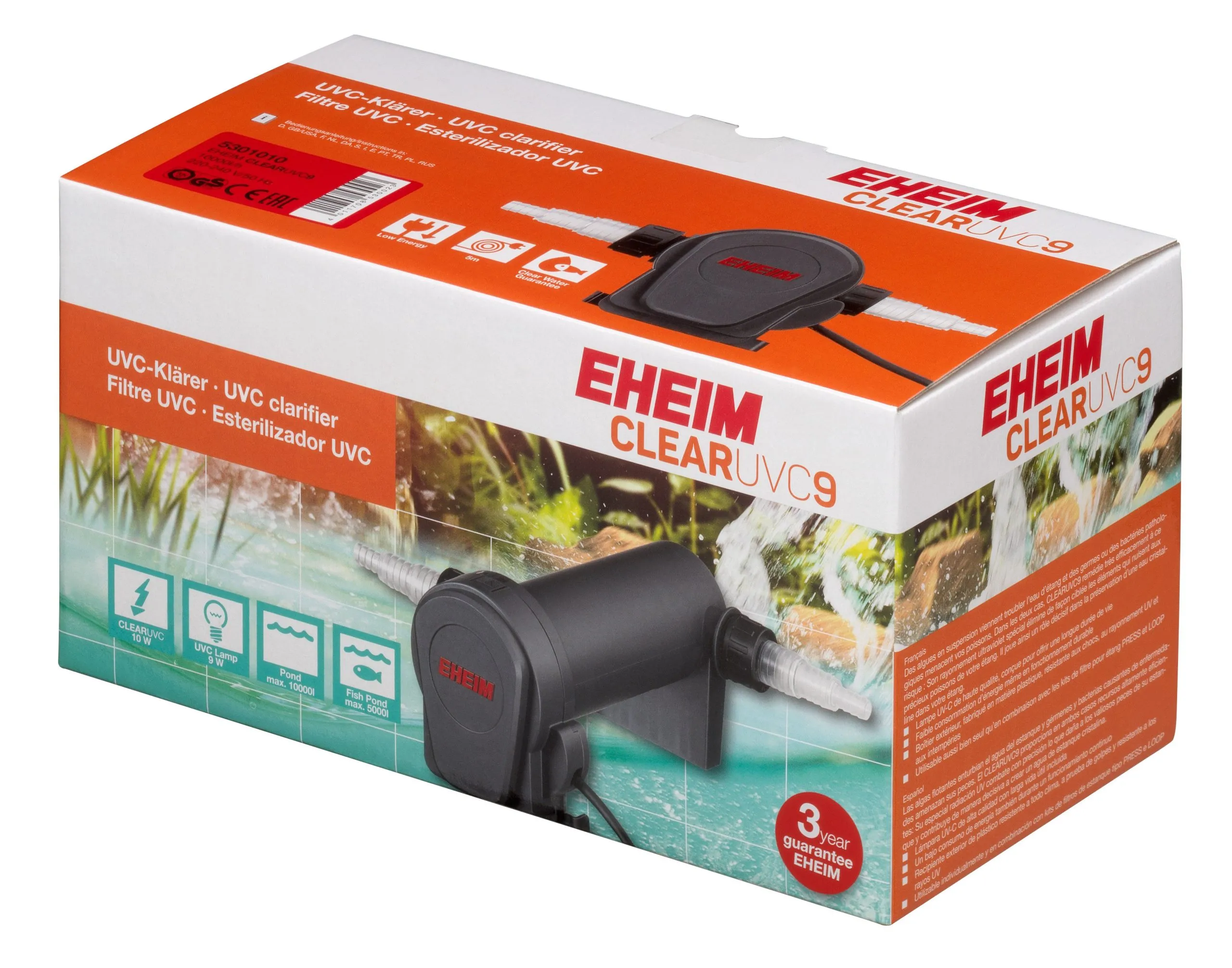 Eheim - Stérilisateur UV CLEARUVC pour Bassin - 9W