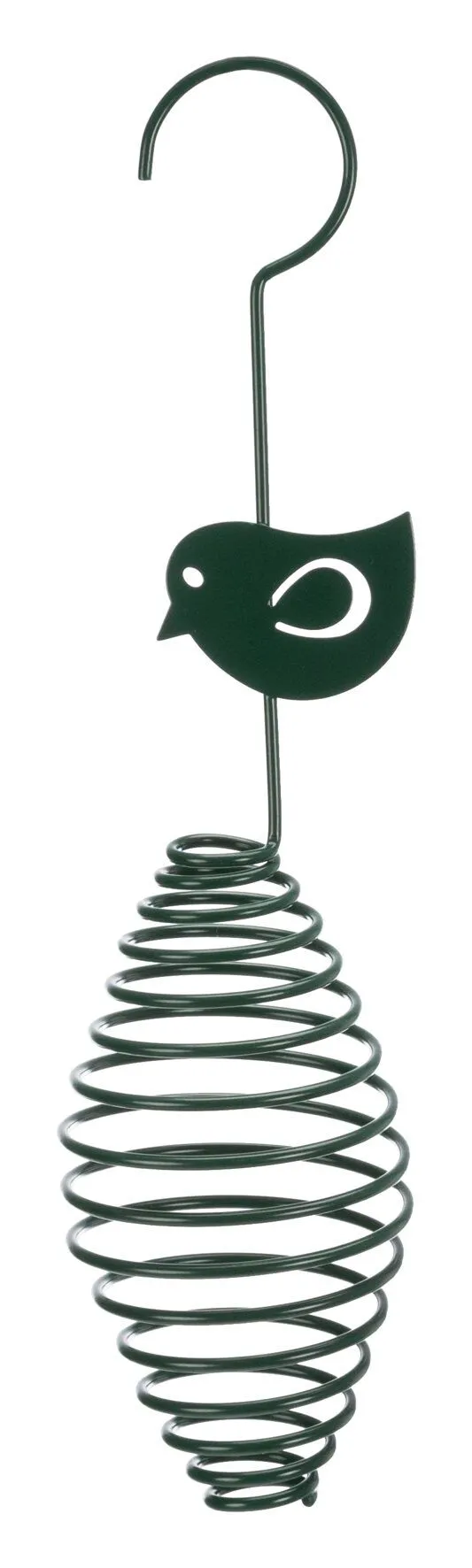 Trixie - Mangeoire Boule de Graisse spirale avec oiseau métal - 7x35cm